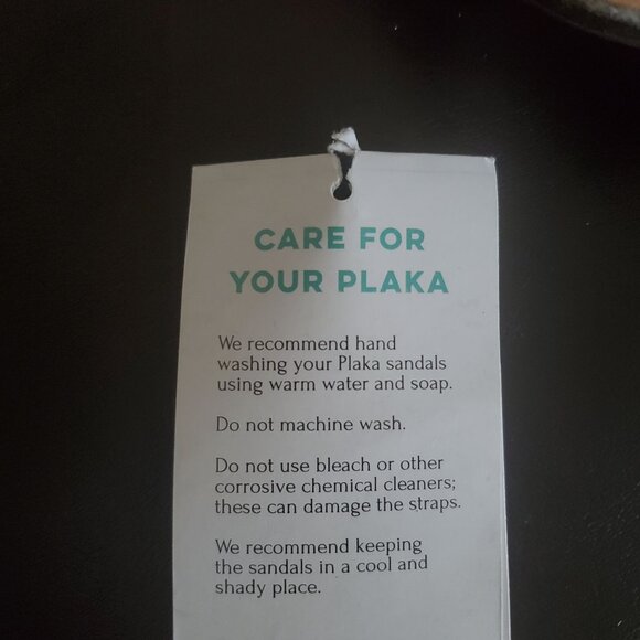 Plaka Flat Sandals Womens Slip-on size 11 brown color hand woven strappy new - Picture 11 of 12